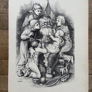 Thomas Nast, Santa Claus, Antique Print